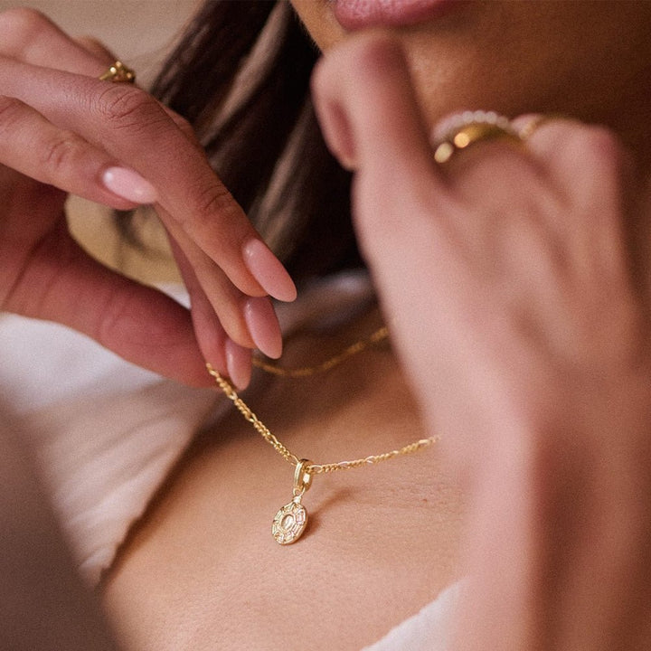 Daisy London 18CT Gold Plate Apollo Pendant Necklace - MococoDaisy LondonRSN01_GP5056104133606Necklace