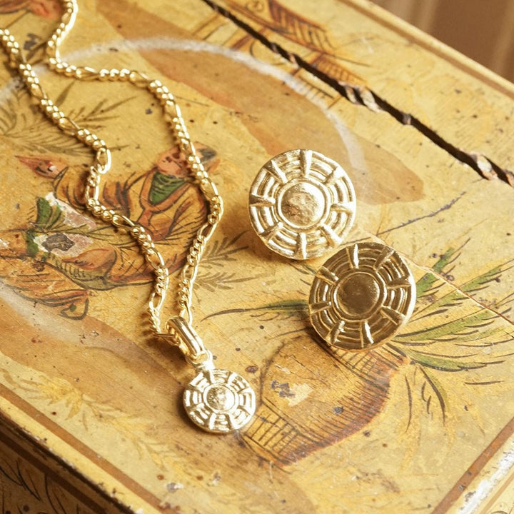 Daisy London 18CT Gold Plate Apollo Pendant Necklace - MococoDaisy LondonRSN01_GP5056104133606Necklace