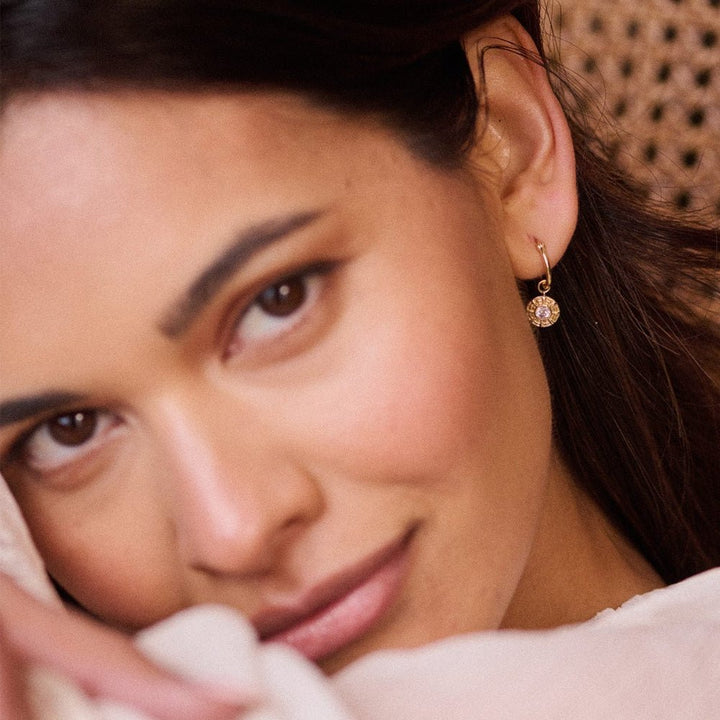 Daisy London 18CT Gold Plate Apollo Sparkle Drop Earrings - MococoDaisy LondonRE06_GP5056104133729Earrings