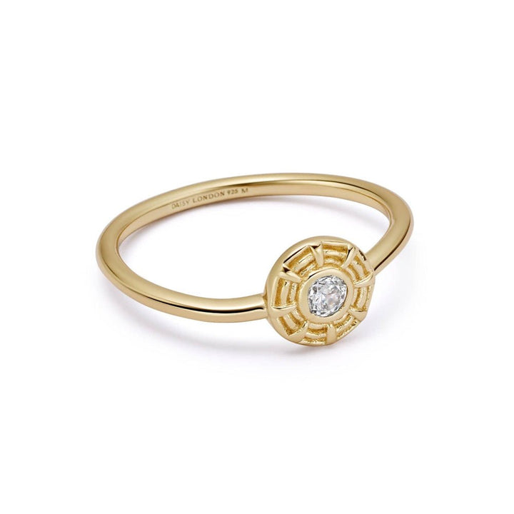 Daisy London 18CT Gold Plate Apollo Sparkle Ring - MococoDaisy LondonRR01_GP_XS5056104133781Rings
