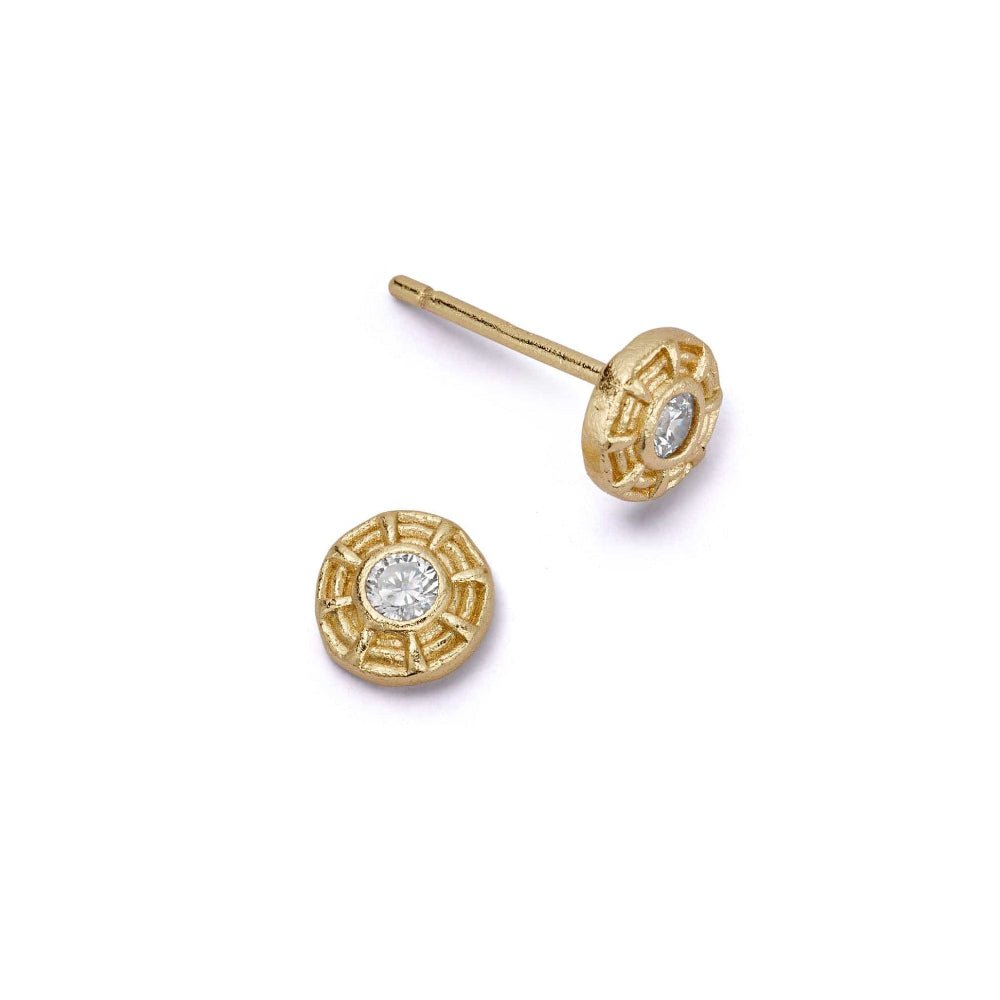Daisy London 18CT Gold Plate Apollo Sparkle Stud Earrings - MococoDaisy LondonRE05_GP5056104133705Earrings