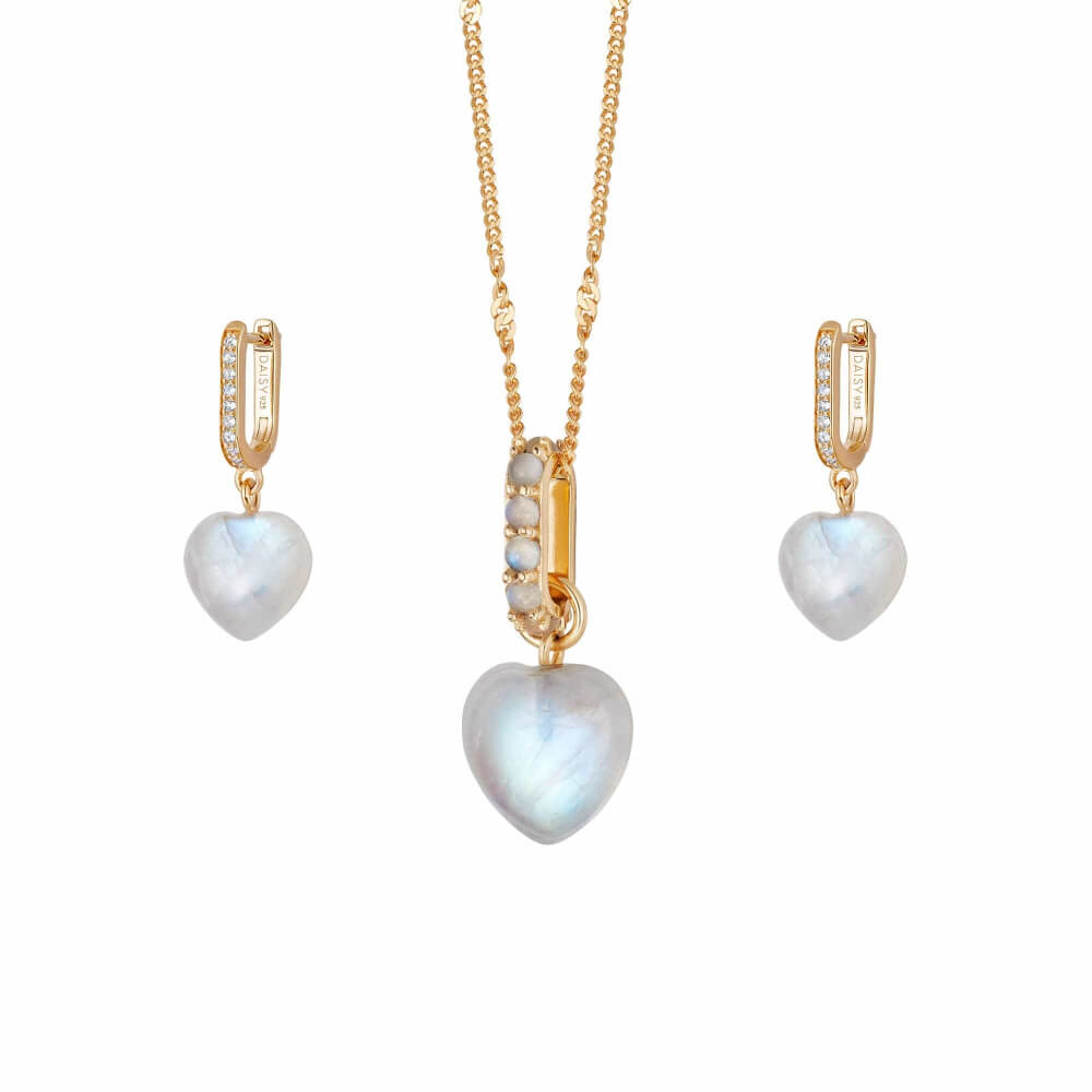 Daisy London 18ct Gold Plate Beloved Moonstone Layering Set - MococoDaisy LondonJSET1_GPEarrings