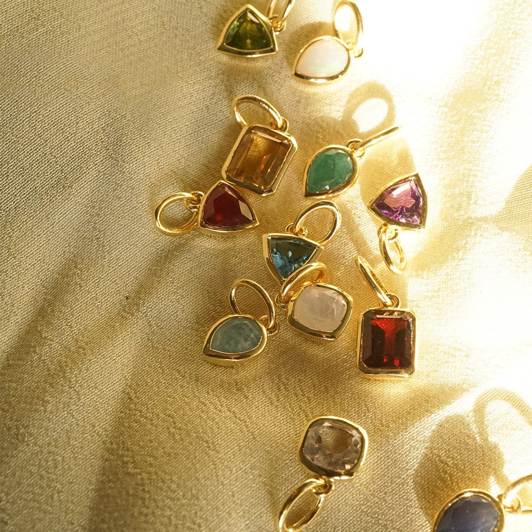 Daisy London 18ct Gold Plate Birthstone Charm Necklace - MococoDaisy LondonBS13_GPNecklaces