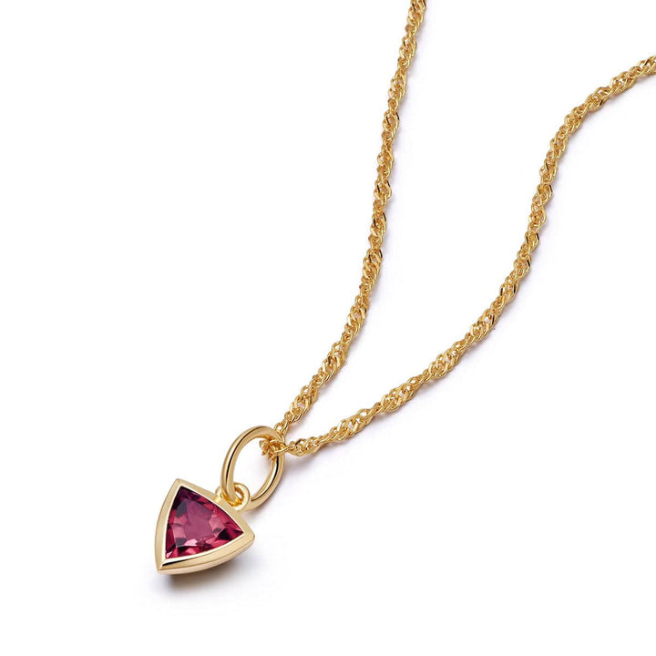 Daisy London 18ct Gold Plate Birthstone Charm Necklace - MococoDaisy LondonBS13_GP5056104128756Necklaces