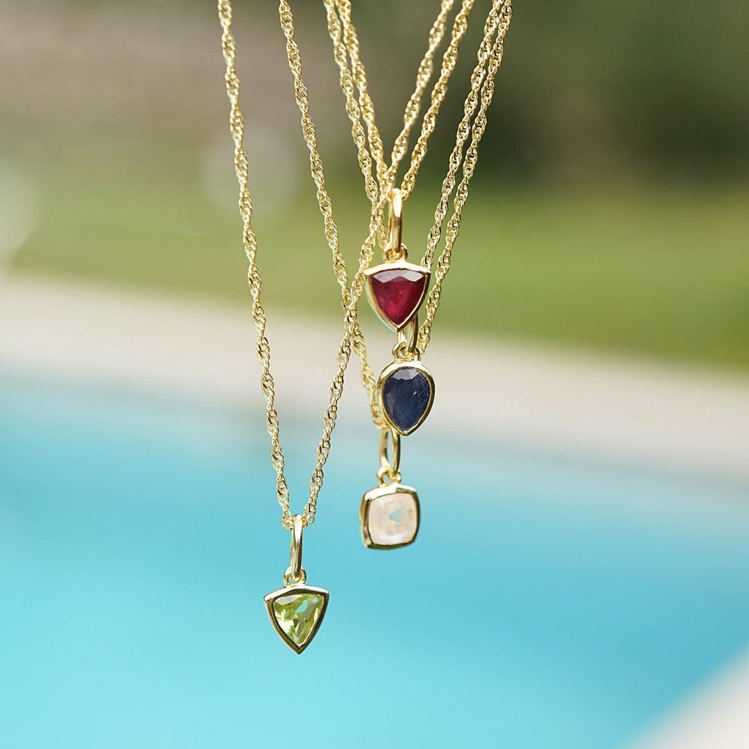 Daisy London 18ct Gold Plate Birthstone Charm Necklace - MococoDaisy LondonBS13_GPNecklaces