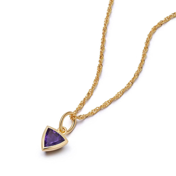 Daisy London 18ct Gold Plate Birthstone Charm Necklace - MococoDaisy LondonBS14_GP5056104128770Necklaces