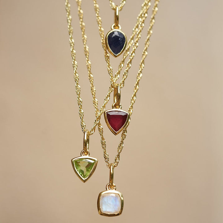 Daisy London 18ct Gold Plate Birthstone Charm Necklace - MococoDaisy LondonBS13_GPNecklaces