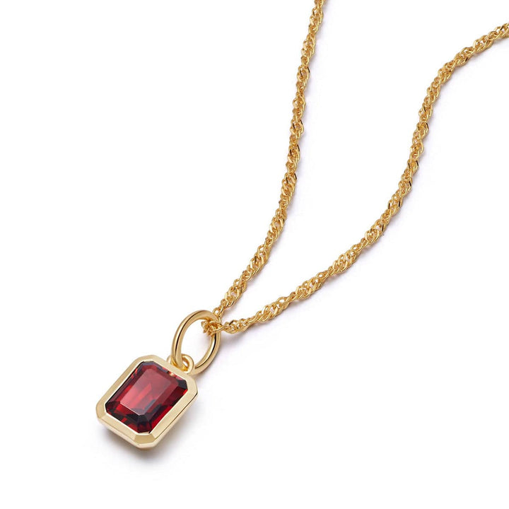 Daisy London 18ct Gold Plate Birthstone Charm Necklace - MococoDaisy LondonBS13_GP5056104128756Necklaces