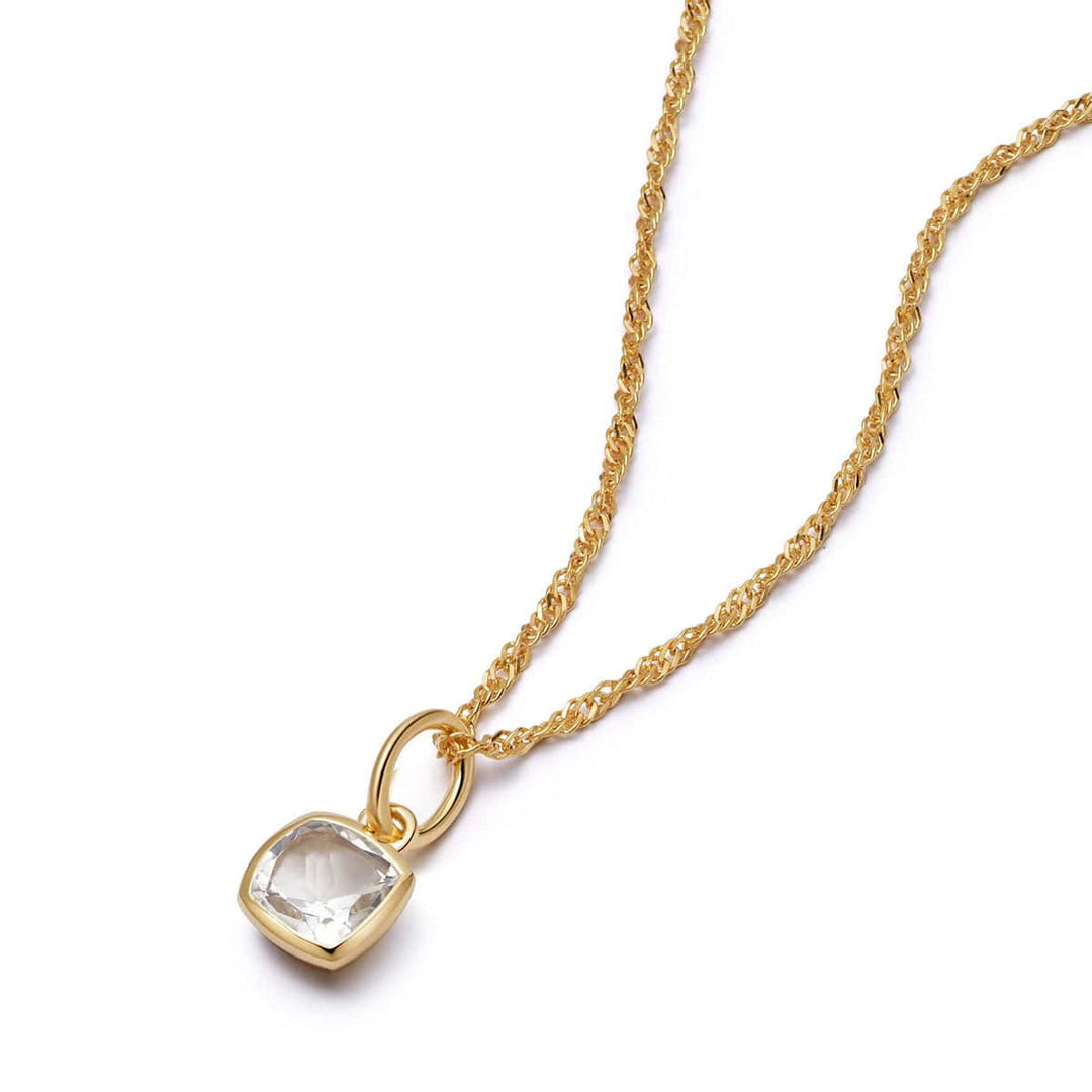 Daisy London 18ct Gold Plate Birthstone Charm Necklace - MococoDaisy LondonBS16_GP5056104128817Necklaces