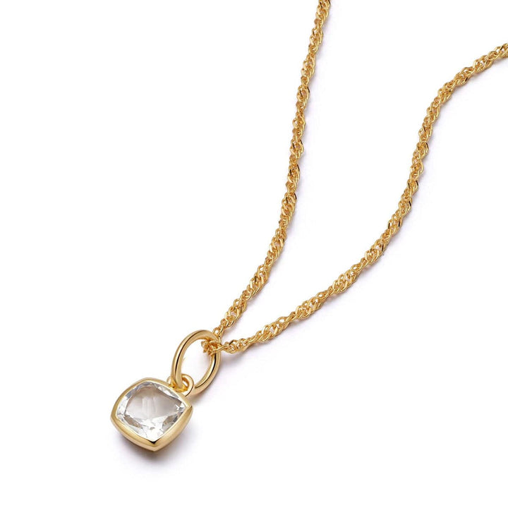 Daisy London 18ct Gold Plate Birthstone Charm Necklace - MococoDaisy LondonBS13_GP5056104128756Necklaces