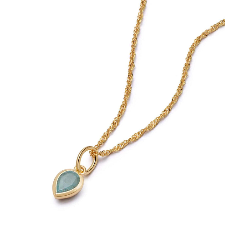 Daisy London 18ct Gold Plate Birthstone Charm Necklace - MococoDaisy LondonBS13_GP5056104128756Necklaces