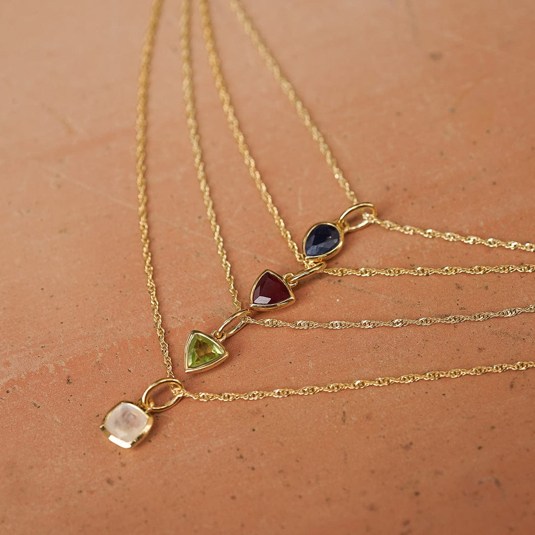 Daisy London 18ct Gold Plate Birthstone Charm Necklace - MococoDaisy LondonBS13_GP5056104128756Necklaces