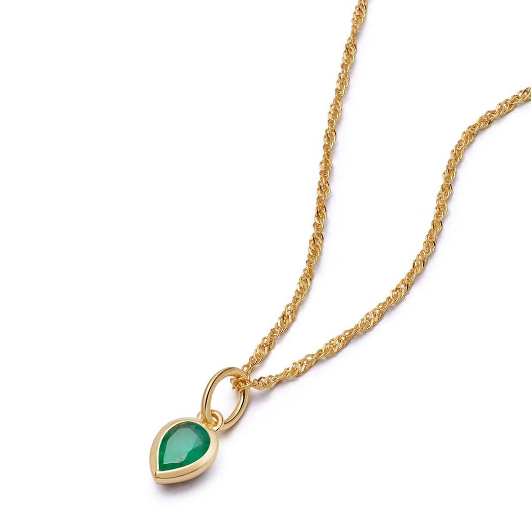 Daisy London 18ct Gold Plate Birthstone Charm Necklace - MococoDaisy LondonBS13_GPNecklaces