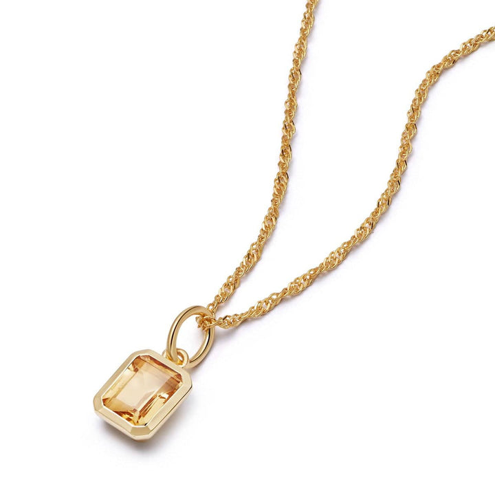 Daisy London 18ct Gold Plate Birthstone Charm Necklace - MococoDaisy LondonBS13_GP5056104128756Necklaces