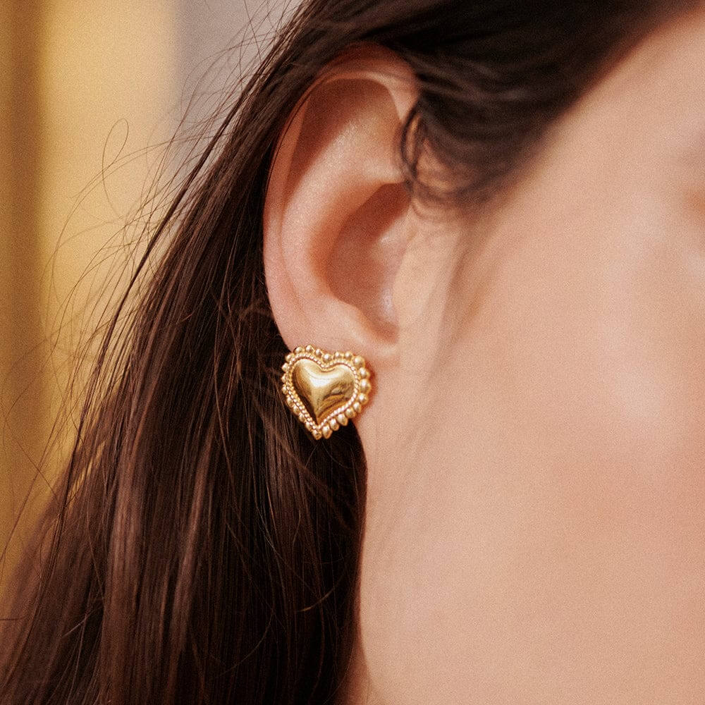 Daisy London 18ct Gold Plate Bobble Heart Gift Set - MococoDaisy LondonGSET196_GPEarrings