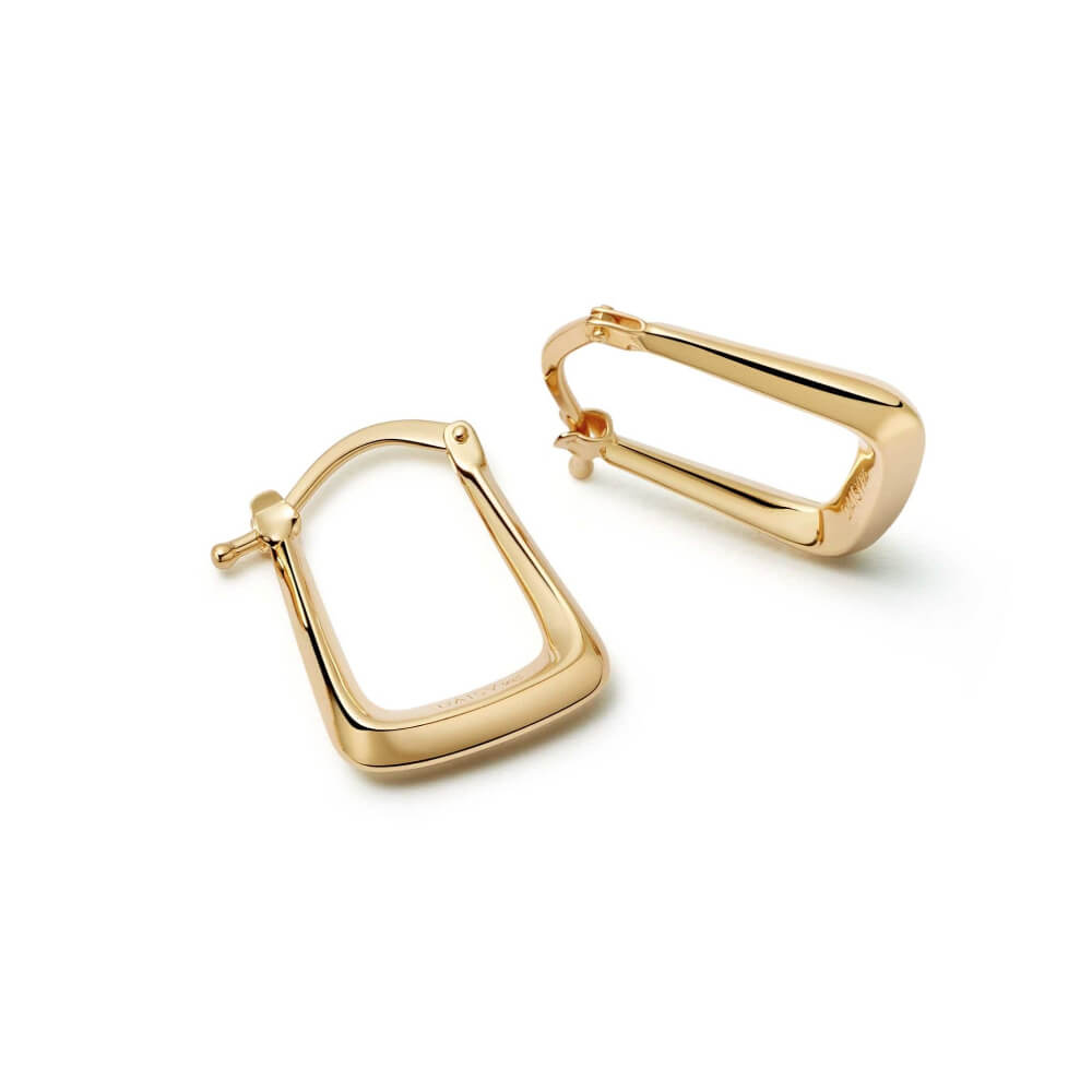 Daisy London 18ct Gold Plate Bold Creole Hoop Earrings - MococoDaisy LondonE3110_GPEarrings