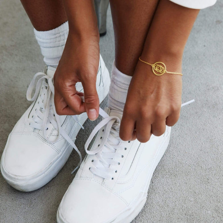 Daisy London 18ct Gold Plate Brow Intuition Chakra Bracelet - MococoDaisy LondonCHKBR1006Bracelets