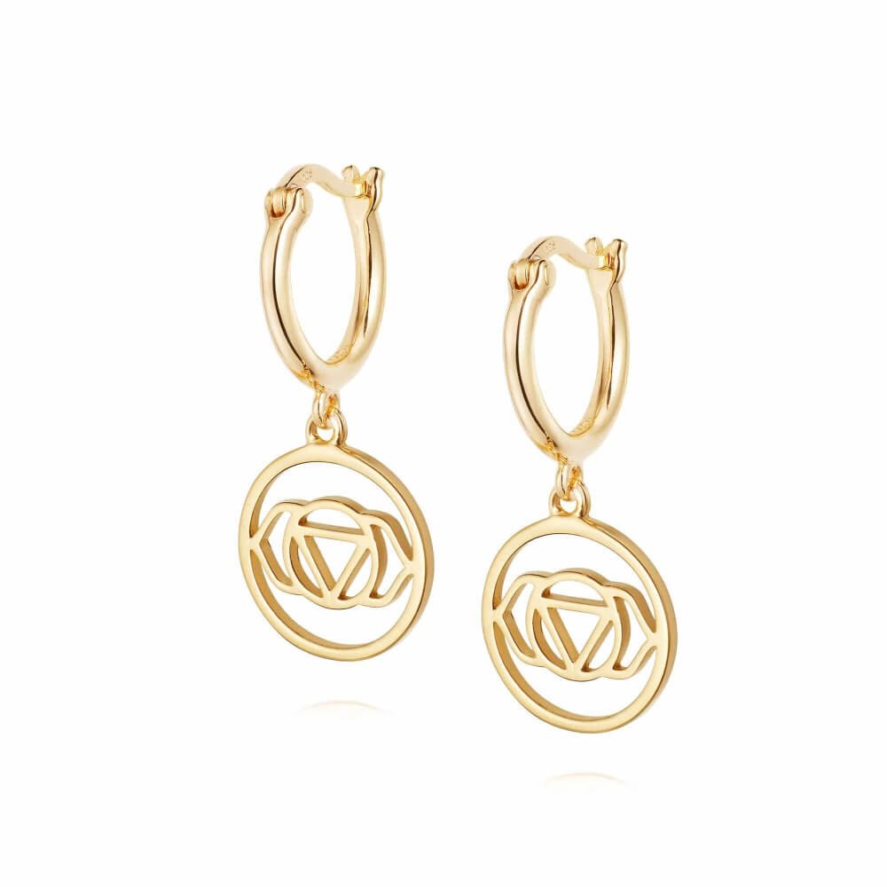 Daisy London 18ct Gold Plate Brow Intuition Chakra Earrings - MococoDaisy LondonECHK2006Earrings
