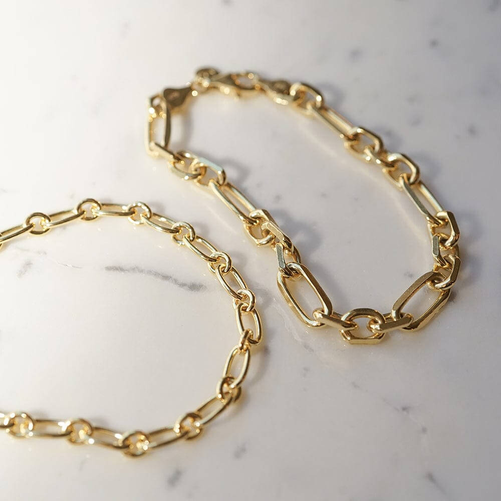 Daisy London 18ct Gold Plate Chunky Bracelet Set image 2