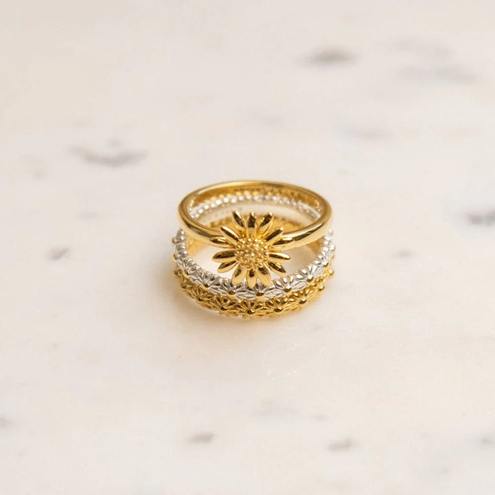 Daisy London 18ct Gold Plate Daisy Ring - MococoDaisy LondonSR512_GP_SRings