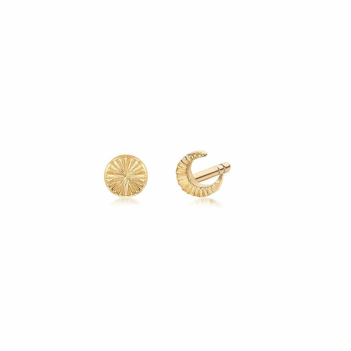 Daisy London 18ct Gold Plate Estee Lalonde Luna Stud Earrings - MococoDaisy London2ELE21_GPEarrings