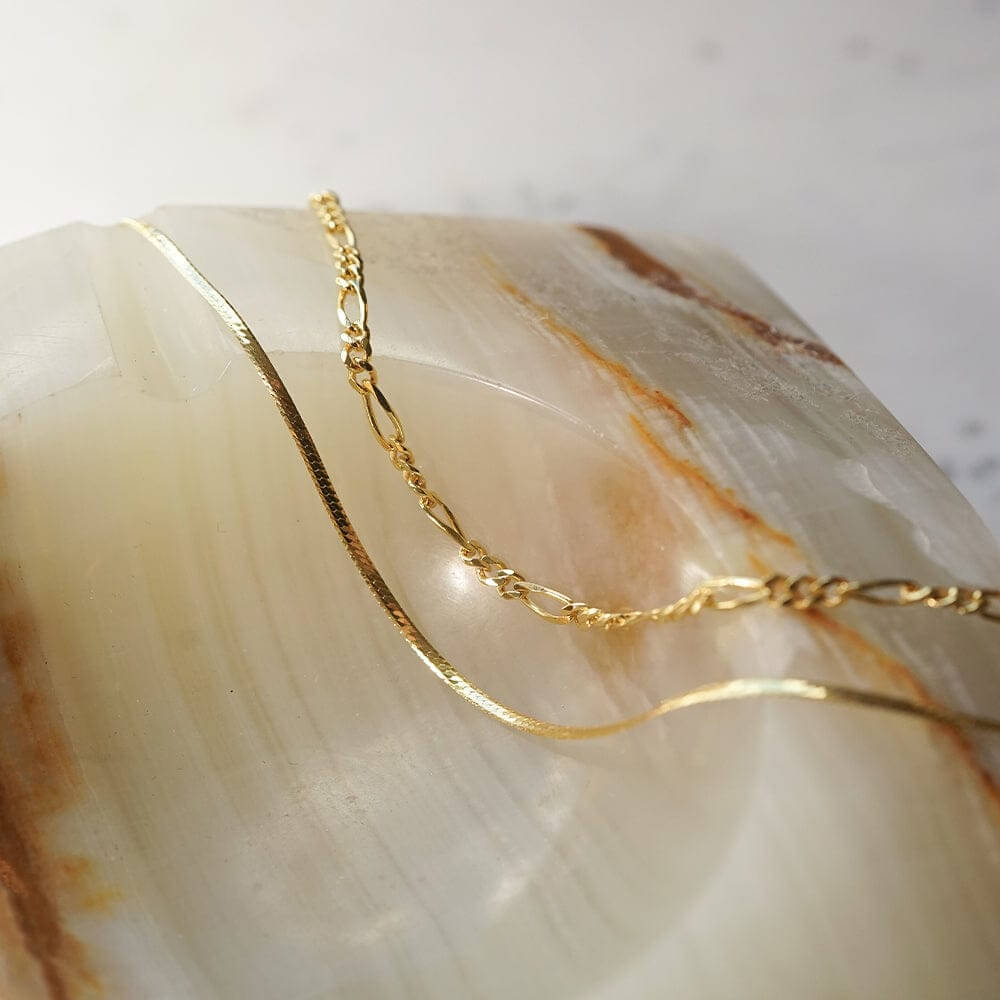 Daisy London 18ct Gold Plate Extra Fine Bracelet Stack - MococoDaisy LondonGSET139_GPBracelets