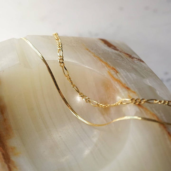 Daisy London 18ct Gold Plate Extra Fine Bracelet Stack - MococoDaisy LondonGSET139_GPBracelets