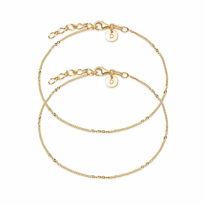Daisy London 18ct Gold Plate Forever Friendship Bracelet Stack - MococoDaisy LondonFRSET_1Bracelets