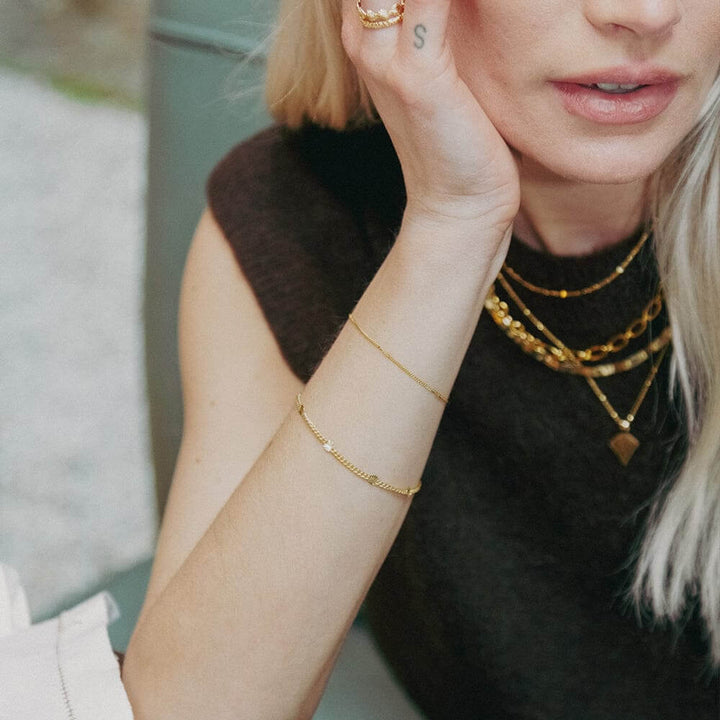 Daisy London 18ct Gold Plate Forever Friendship Bracelet Stack - MococoDaisy LondonFRSET_1Bracelets