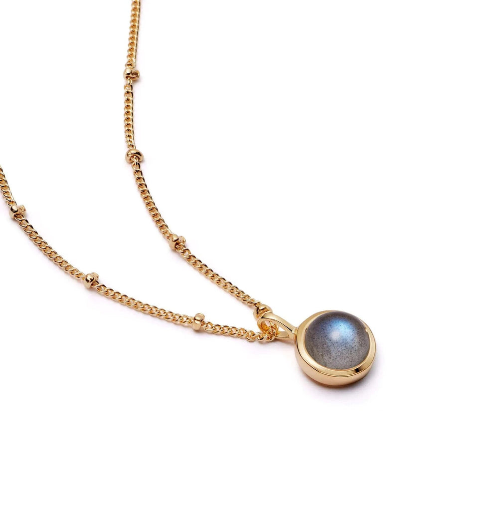 18ct Plate Labradorite Healing Necklace