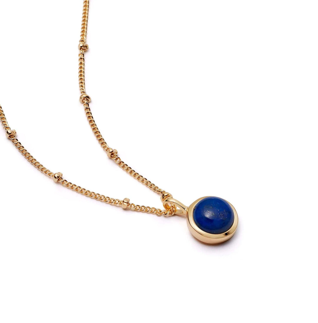 Daisy London 18ct Gold Plate Lapis Healing Necklace - MococoDaisy LondonHN1004_GP5056104103616Necklaces