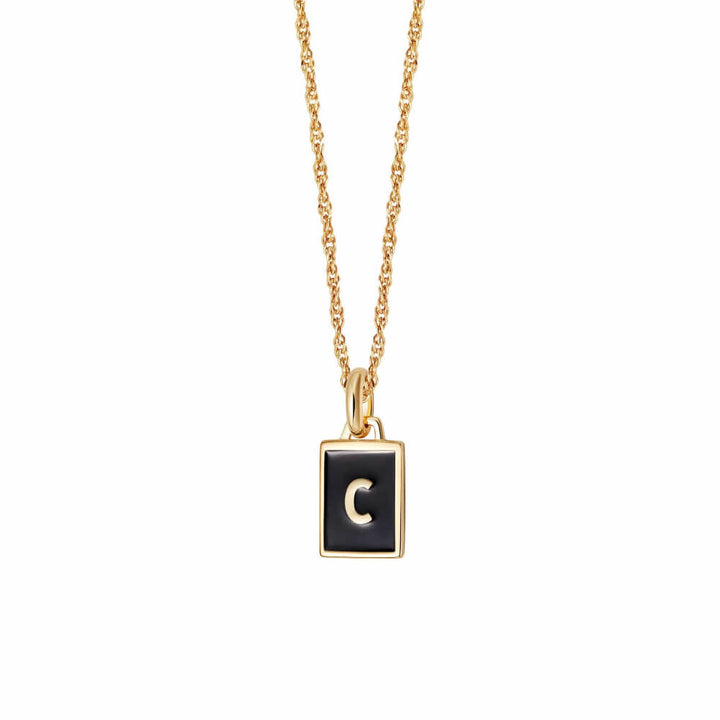 Daisy London 18ct Gold Plate Letter C Personalised Initial Necklace - MococoDaisy LondonBETC_GPNecklaces
