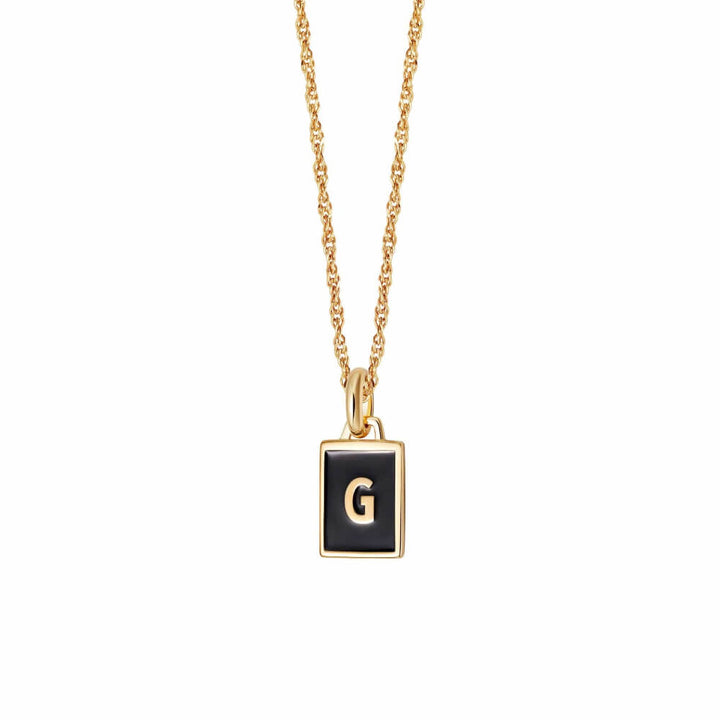 Daisy London 18ct Gold Plate Letter G Personalised Initial Necklace - MococoDaisy LondonBETG_GPNecklaces