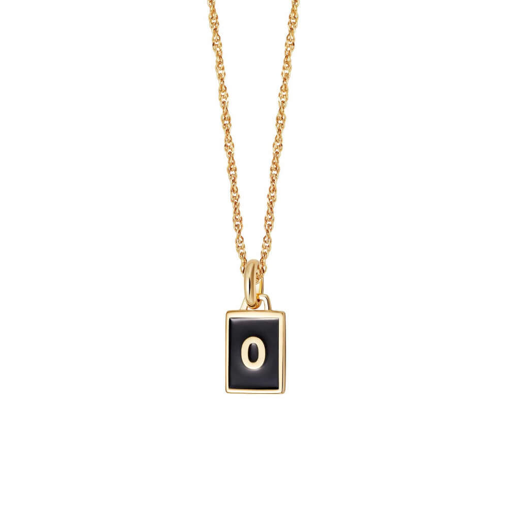 Daisy London 18ct Gold Plate Letter O Personalised Initial Necklace - MococoDaisy LondonBETO_GPNecklaces