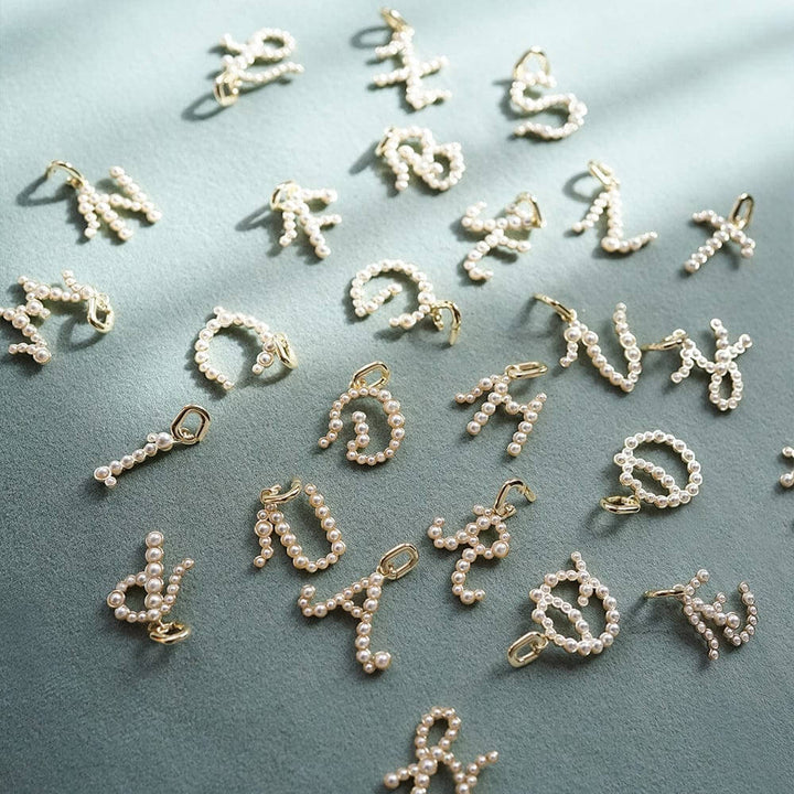 Daisy London 18ct Gold Plate Letter Y Pearl Initial Charm Pendant - MococoDaisy LondonPBN_Y5056104136379Charms & Pendants