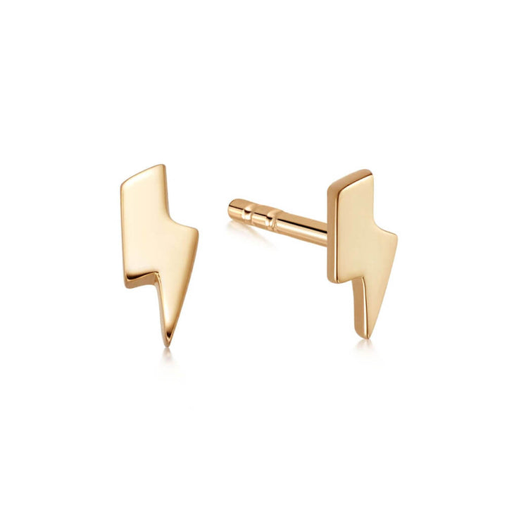 Daisy London 18ct Gold Plate Lightning Stud Earrings - MococoDaisy LondonST08_GPEarrings