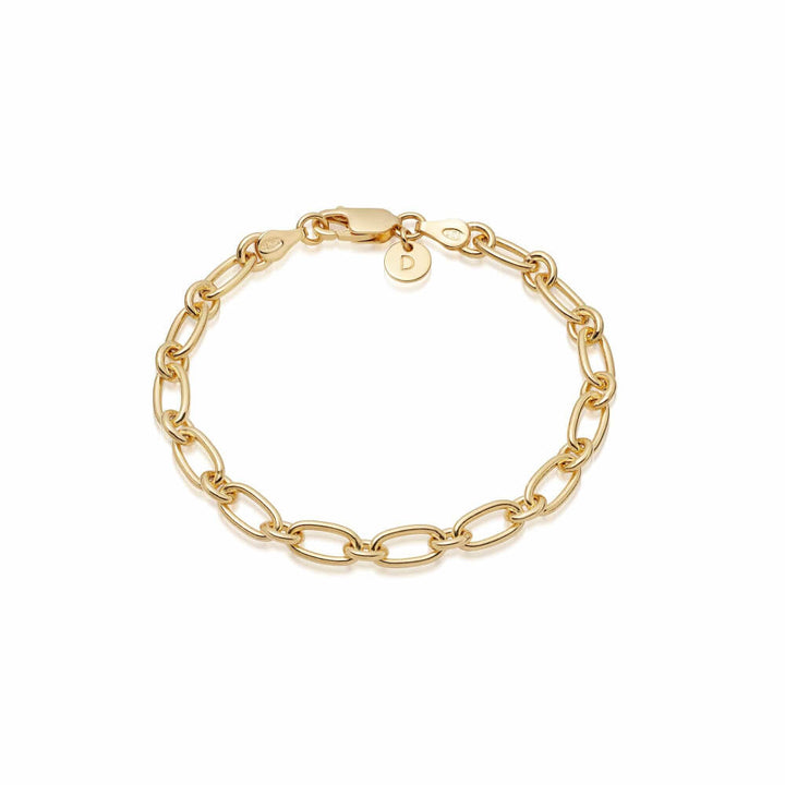 Daisy London 18ct Gold Plate Linked Chain Bracelet - MococoDaisy LondonBRB8004_GPBracelets