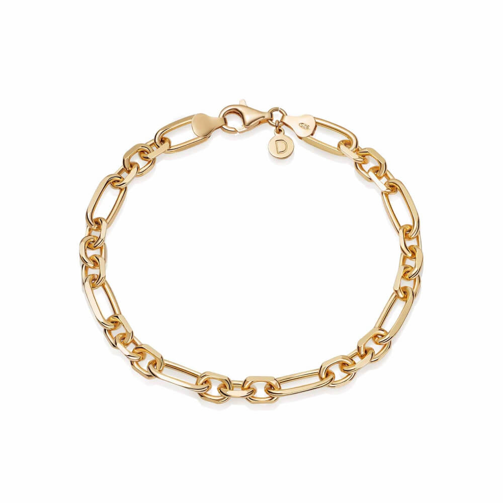 Daisy London 18ct Gold Plate Magnus Chunky Chain Bracelet - MococoDaisy LondonRBR04_GPBracelets