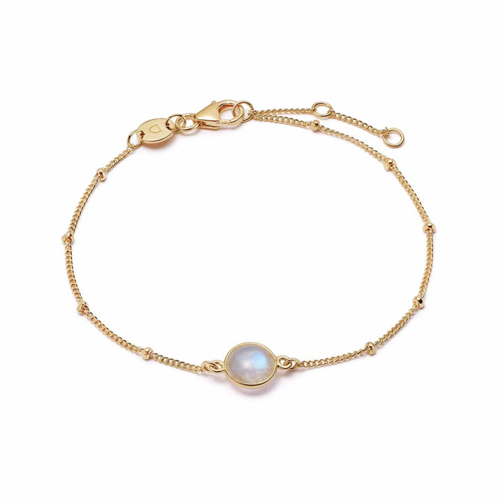 Daisy London 18ct Gold Plate Moonstone Healing Stone Bracelet - MococoDaisy LondonHBR1011_GPBracelets