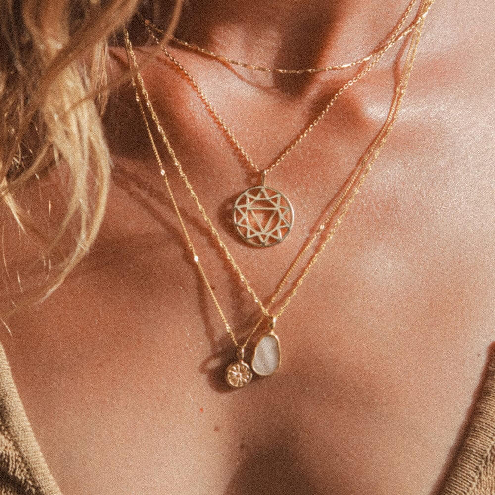 Daisy London 18ct Gold Plate Mother Of Pearl Layering Set - MococoDaisy LondonGSET154_GPJewellery Sets