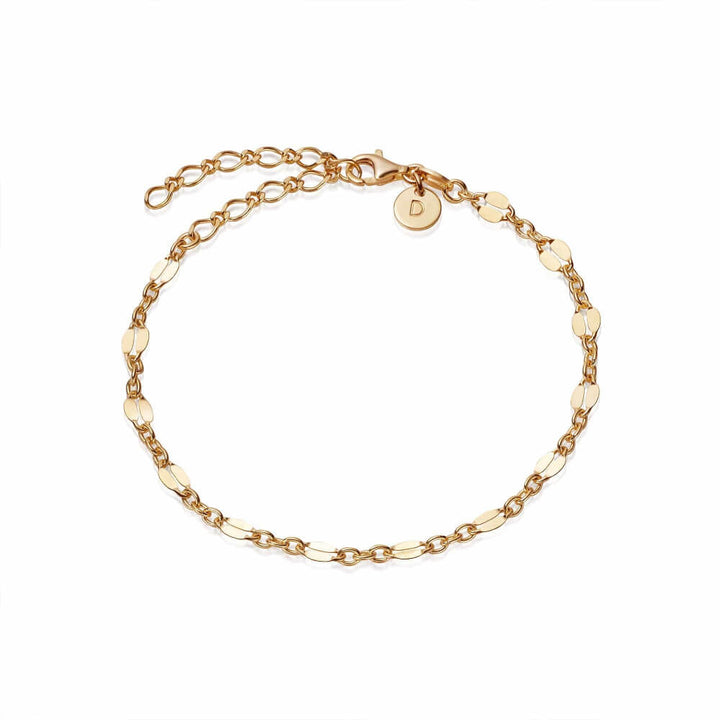 Daisy London 18ct Gold Plate Peachy Chain Bracelet - MococoDaisy LondonRBR08_GPBracelets