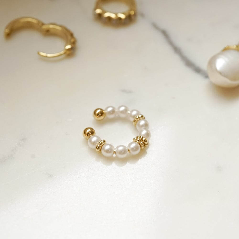 Daisy London 18ct Gold Plate Pearl Ear Cuff - MococoDaisy LondonSE11_GPEarrings