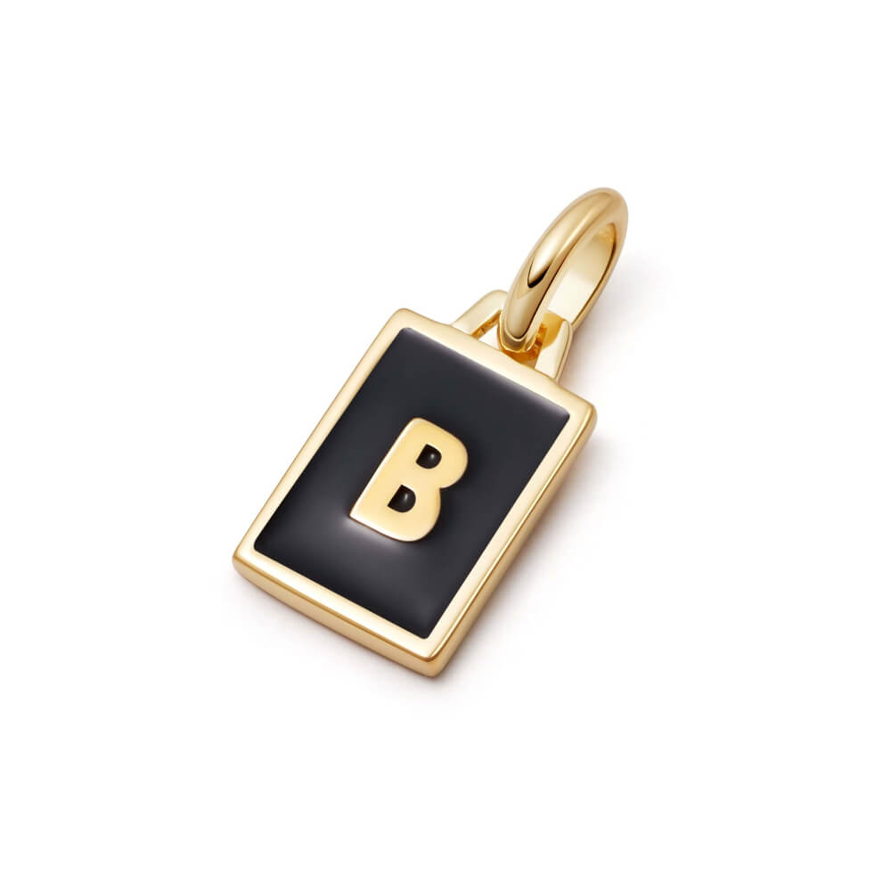 Daisy London 18ct Gold Plate Personalised Initial Pendant-A image