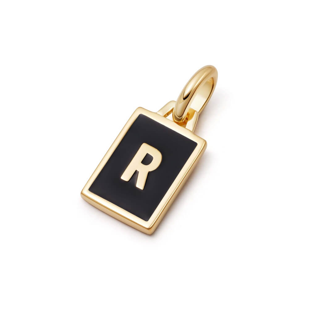 Daisy London 18ct Gold Plate Personalised Initial Pendant-R image