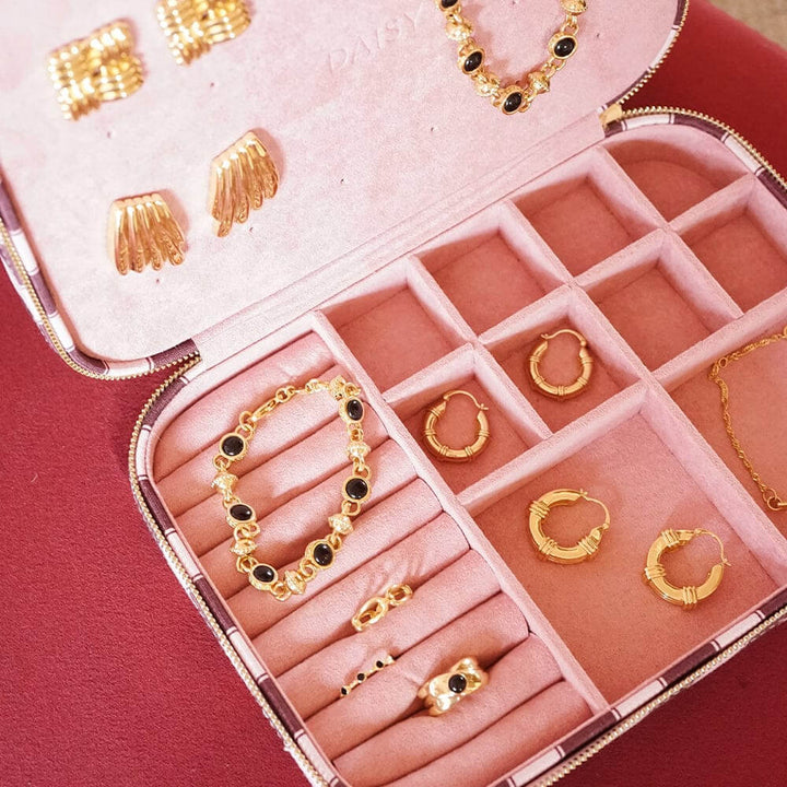 Daisy London 18ct Gold Plate Polly Sayer Chunky Hoop Earrings - MococoDaisy LondonSPE08_GPEarrings