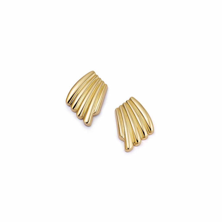 Daisy London 18ct Gold Plate Polly Sayer Mini Wave Stud Earrings - MococoDaisy LondonSPE13_GPEarrings