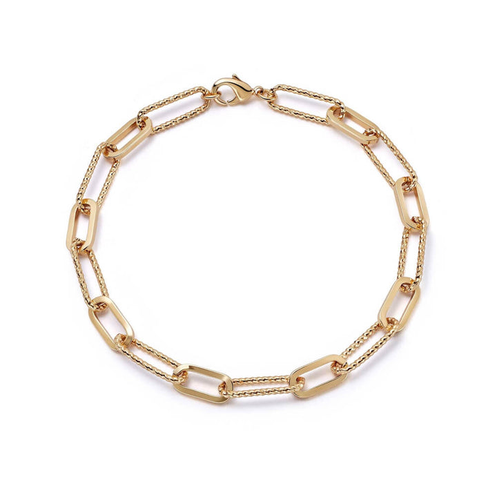 Daisy London 18ct Gold Plate Polly Sayer Paperclip Chain Bracelet - MococoDaisy LondonSPBR03_GPBracelets