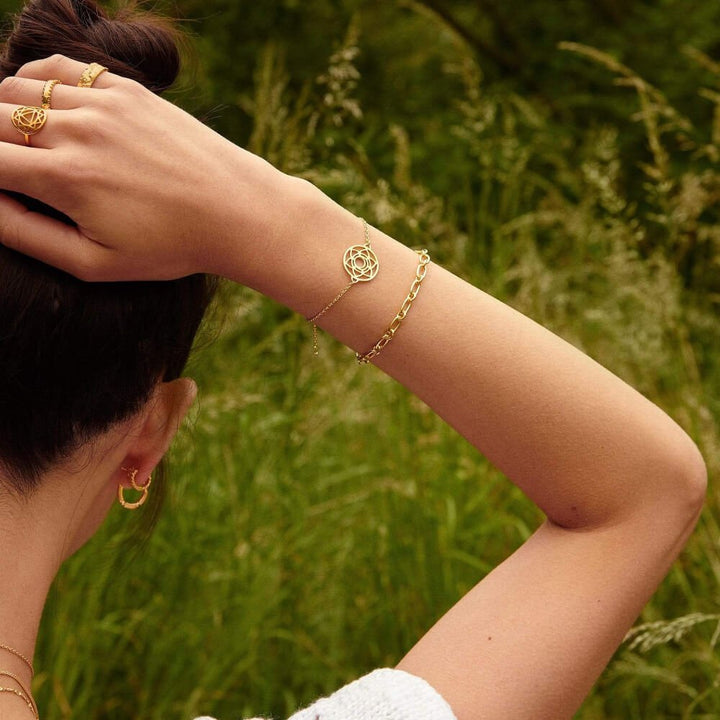 Daisy London 18ct Gold Plate Sacral Sexuality Chakra Bracelet - MococoDaisy LondonCHKBR1002Bracelets