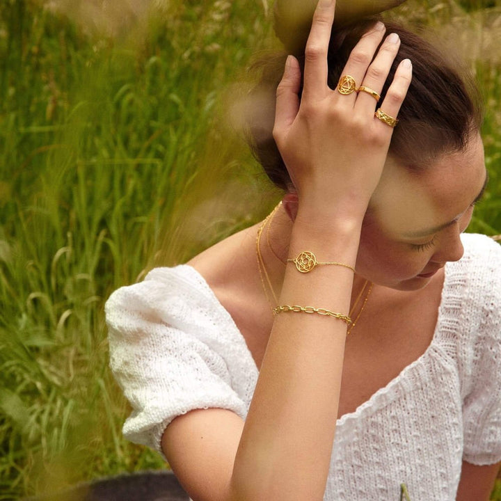 Daisy London 18ct Gold Plate Sacral Sexuality Chakra Bracelet - MococoDaisy LondonCHKBR1002Bracelets