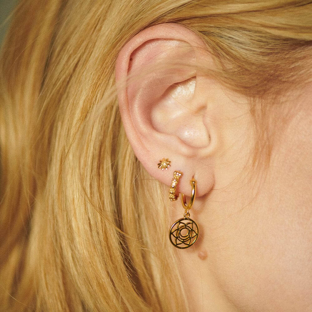 Daisy London 18ct Gold Plate Sacral Sexuality Chakra Earrings - MococoDaisy LondonECHK2002Earrings